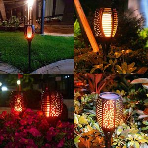 Saska Garden Lampa Ogrodowa Solarna Pochodnia Efekt Płomienia wys. 79cm, 33LED 11