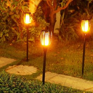 Saska Garden Lampa Ogrodowa Solarna Pochodnia Efekt Płomienia wys. 79cm, 33LED 12