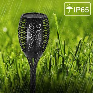 Saska Garden Lampa Ogrodowa Solarna Pochodnia Efekt Płomienia wys. 79cm, 33LED 13