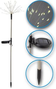 Saska Garden Lampa solarna dmuchawiec Firework 90LED Inox 14