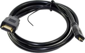 Kabel Vakoss HDMI Micro - HDMI 1m czarny (TC-H753K) 1