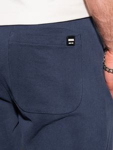 Ombre Spodnie męskie dresowe P946 - granatowe L 3