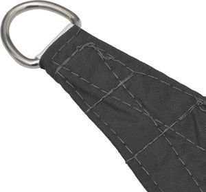 vidaXL Żagiel ogrodowy, tkanina Oxford, kwadratowy, 3x3 m, antracyt 4