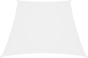vidaXL Trapezowy żagiel ogrodowy, tkanina Oxford, 3/4x2 m, biały 1