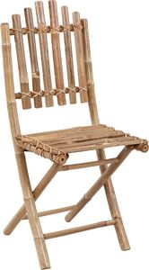 vidaXL Składane krzesła ogrodowe z poduszkami, 2 szt., bambusowe (3063990) 3