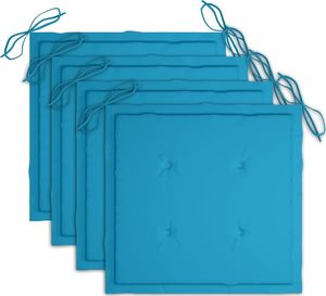 vidaXL Krzesła ogrodowe z poduszkami, 3 szt., lite drewno akacjowe (3064351) 6