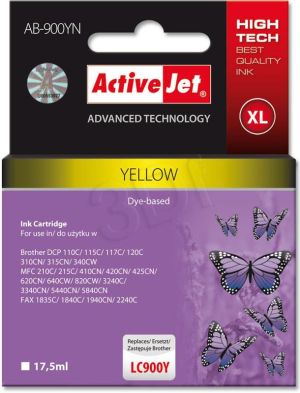 Tusz Activejet tusz AB-900YN / LC-900Y (yellow) 1