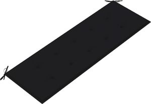 vidaXL Sztaplowana ławka ogrodowa z poduszką 159cm drewno tekowe 6