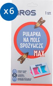 Bros Zestaw pułapka na mole spożywcze Max - 6 sztuk 1