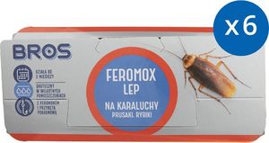 Bros Zestaw Fermox lep na karaluchy prusaki, rybiki - 6 sztuk 1