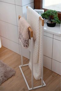 Galicja Stojak na ręczniki łazienkowe Black&White, czarny 2