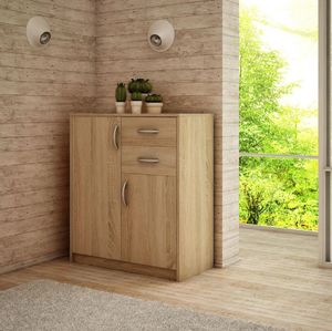 Bestseller Komoda K020 Dąb Sonoma 85x74x35 cm 4