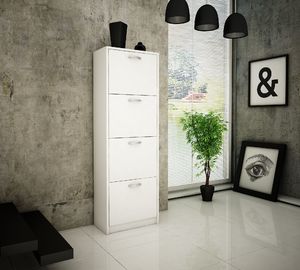 Bestseller Szafka na buty K025 Biały 152x50x28 cm 4