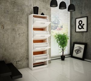 Bestseller Szafka na buty K025 Biały 152x50x28 cm 5