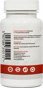 MedFuture Tribulus terrestris - ekstrakt 500 mg - 60 kapsułek 3