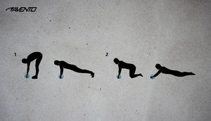 Avento Kółko do ćwiczeń wałek fitness 6