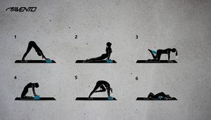 Avento Klocki kostki do ćwiczeń jogi niebieskie 5