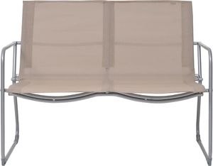 vidaXL Zestaw wypoczynkowy do ogrodu, tkanina i stal, taupe 4-cz. 2