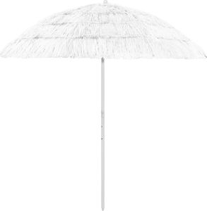 vidaXL Parasol plażowy biały 240cm 1