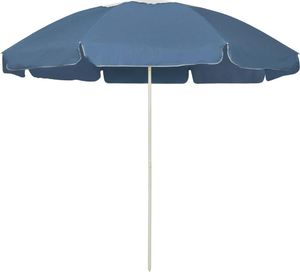 vidaXL Parasol plażowy niebieski 240cm 1