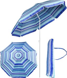 Royokamp  Parasol plażowo balkonowy niebieski 180 cm 1
