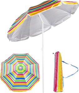 Royokamp  Parasol plażowo ogrodowy wielokolorowy 200 cm 1