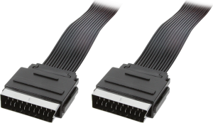 Kabel LogiLink Scart - Scart 1.5m czarny (CA1027) 1