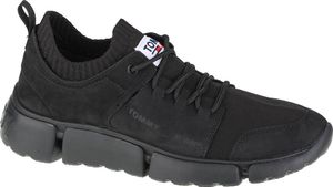 Tommy Hilfiger Buty męskie Chunky Mono Sock Lea Trainers czarne r. 44 (EM0EM00679-BDS) 1