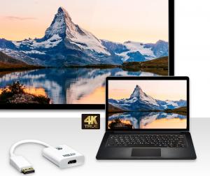 Adapter AV Aten DisplayPort - HDMI biały (VC986B) 3