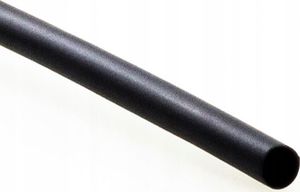 Techrebal Rurka termokurczliwa czarna 6mm 1m 1
