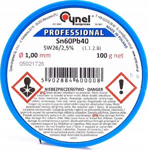 Techrebal Cyna Sn60Pb40-SW26 1,00 100g 3