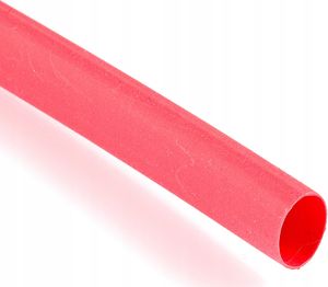Techrebal Rurka termokurczliwa czerwona 5mm 1m 1