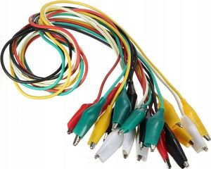 Techrebal Przewody pomiarowe z krokodylkiem 27mm dł.50cm 4