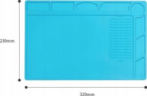 Techrebal Silikonowa mata antystatyczna 320x230mm (TE-502) 5