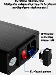 Techrebal Stacja lutownicza KaiLiwei T12A 75W 12