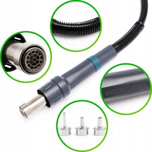 Techrebal Stacja lutownicza Hot-Air Quick 861DW 1000W 6