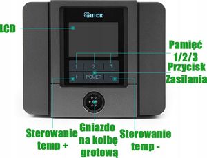 Techrebal Stacja lutownicza grotowa Quick TS1200A 120W 6