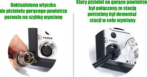 Techrebal Stacja lutownicza 995D+ + KIT 17 6
