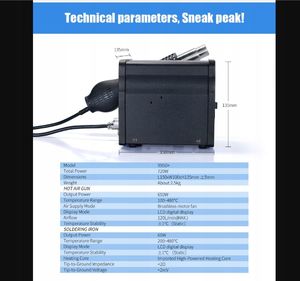 Techrebal Stacja lutownicza YIHUA 995D+ +KIT25 4