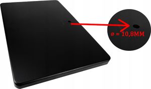 Mikroskop Techrebal Baza do mikroskopu cyfrowego 38x25CM METALOWA (czarna) 2