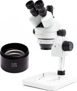 Mikroskop Techrebal Mikroskop trinokularowy Techrebal K10H 7-45X + Obiektyw 0,5x 1