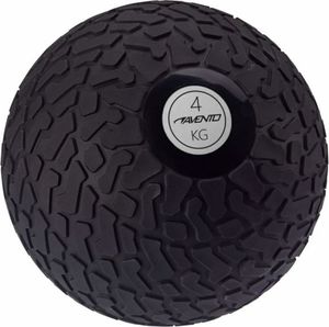 Avento Piłka slam ball z teksturowaną powierzchnią, 4 kg, czarna 1