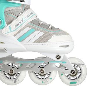 Rolki Nils Extreme NH18191 z wymienną płozą regulowane białe r. 29-33 7