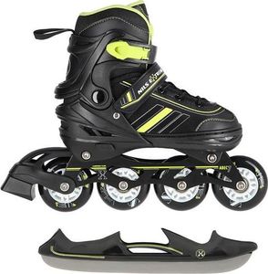 Rolki Nils Extreme NH18191 z wymienną płozą regulowane czarne r. 29-33 12