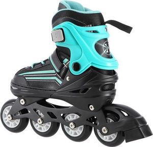 Rolki Nils Extreme NH18190 z wymienną płozą regulowane czarne r. 34-38 7