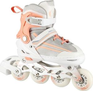 Rolki Nils Extreme NH18190 z wymienną płozą regulowane białe r. 39-43 3