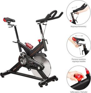 Rower stacjonarny HMS SW7150 mechaniczny indoor cycling 7
