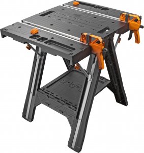 Worx Stół roboczy 78x63cm, w zestawie ściski 2 szt. + złączki 4 s (WX051) 3
