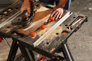 Worx Stół roboczy 78x63cm, w zestawie ściski 2 szt. + złączki 4 s (WX051) 7