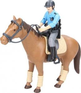 Figurka Bruder bWorld - Policjant na koniu (62507) 1